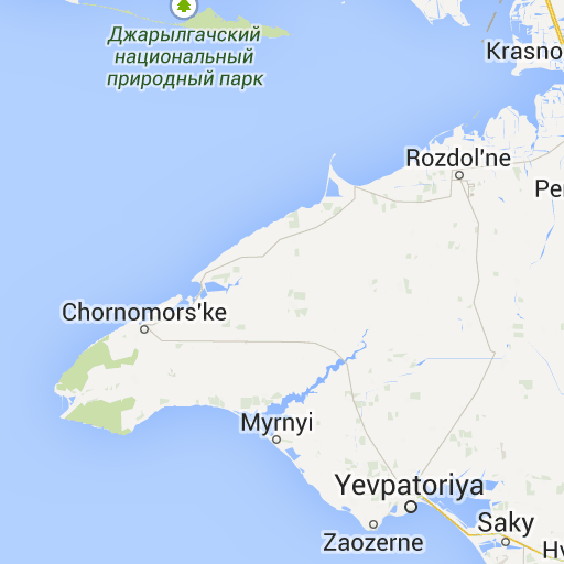  Карта распространения агрессии оккупационных войск в Крыму