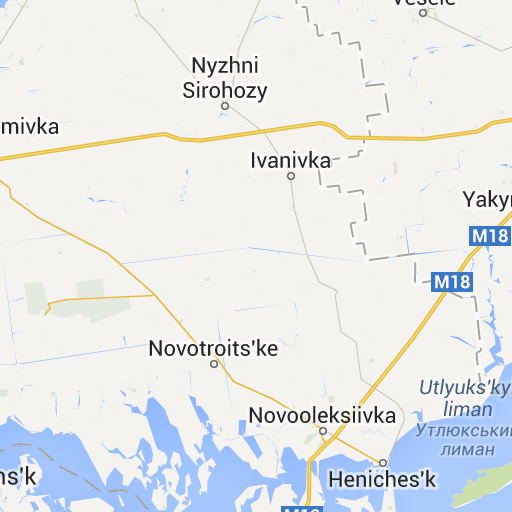  Карта распространения агрессии оккупационных войск в Крыму