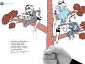 Григорий Остер посвятил событиям в Украине свою новую серию произведений "Вредные советы коррупционер и борцам с коррупцией"