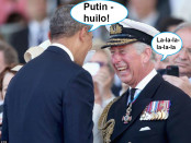 Встреча Обамы и Принца Чарлза. Фото. Обсуждая маленького грустного злого гнома. Putin-huilo. La-la-la-la-la-la